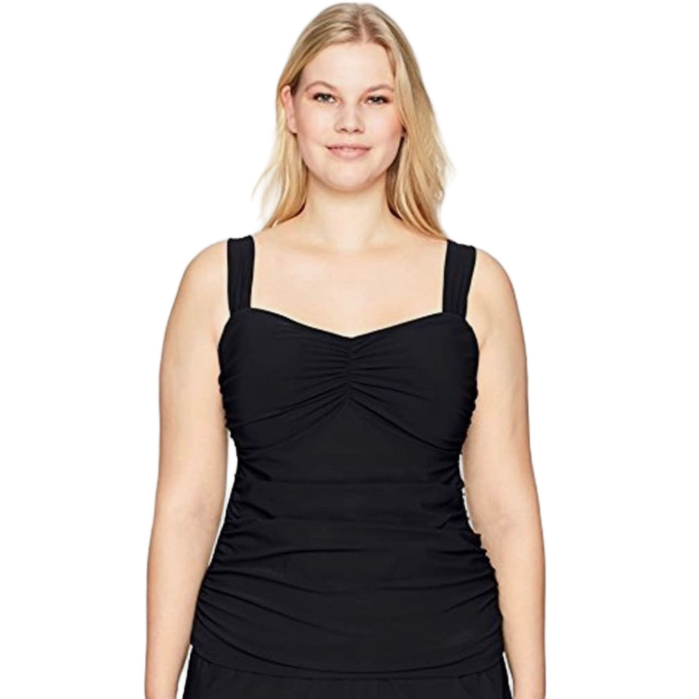 NWT Profile by Gottex Women's‎ Plus Size Sweetheart Tankini Top Swimsuit - NWT
